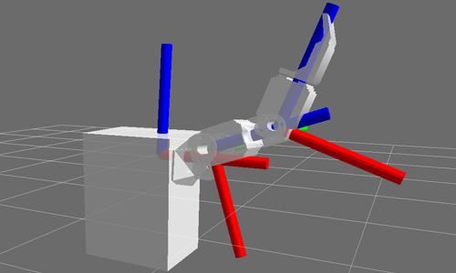 Bioloid URDF - RViz left arm